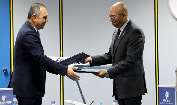 توقيع اتفاقية مع مصر للطيران