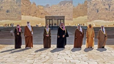 قادة وممثلو دول مجلس التعاون الخليجي في قمة العلا بالسعودية