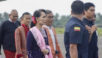 اعتقال رئيس ميانمار وزعيمة الحزب الحاكم