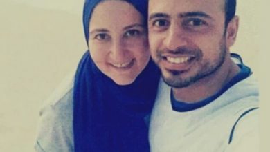 أحمد الشقيري وزوجته