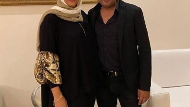 محمود عبد المغني وزوجته