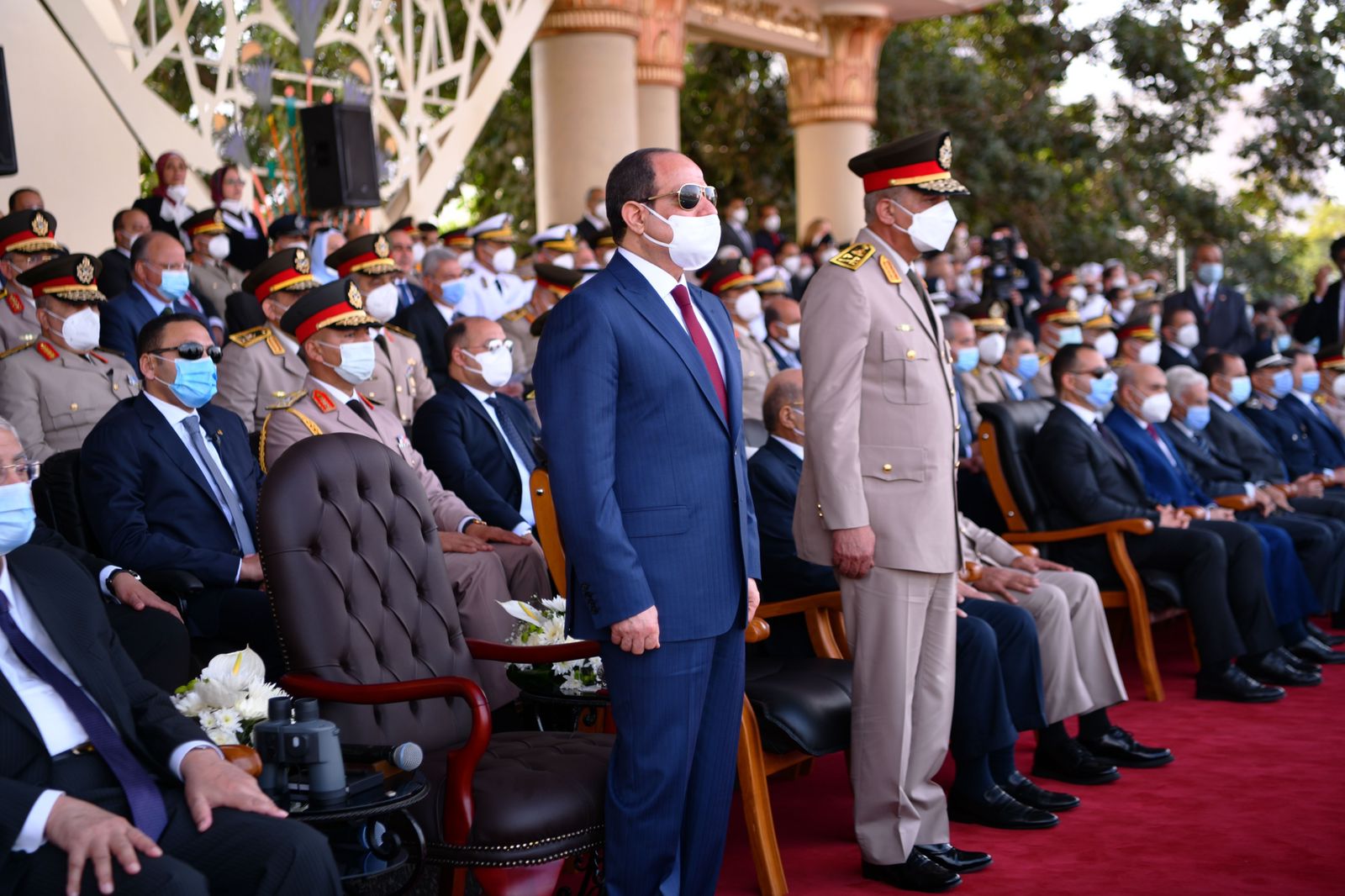 الرئيس عبدالفتاح السيسي يشهد حفل تخرج دفعات جديدة من الكليات والمعاهد العسكرية