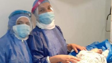 ولادة قيصرية لأم مصابة بفيروس كورونا