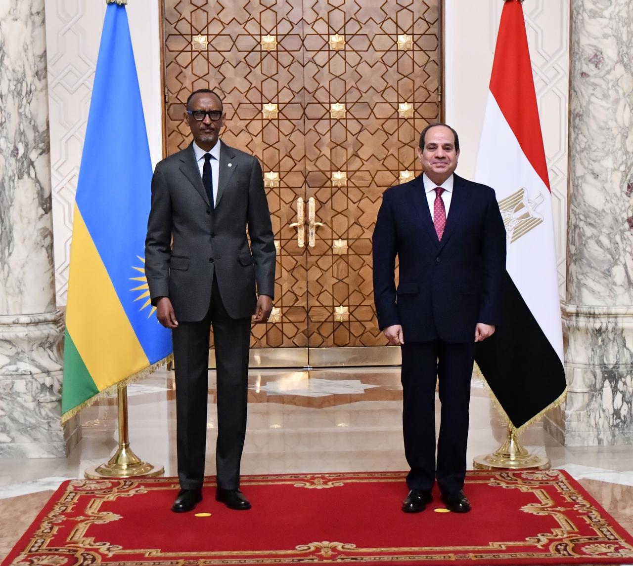 السيسي يستقبل رئيس رواندا