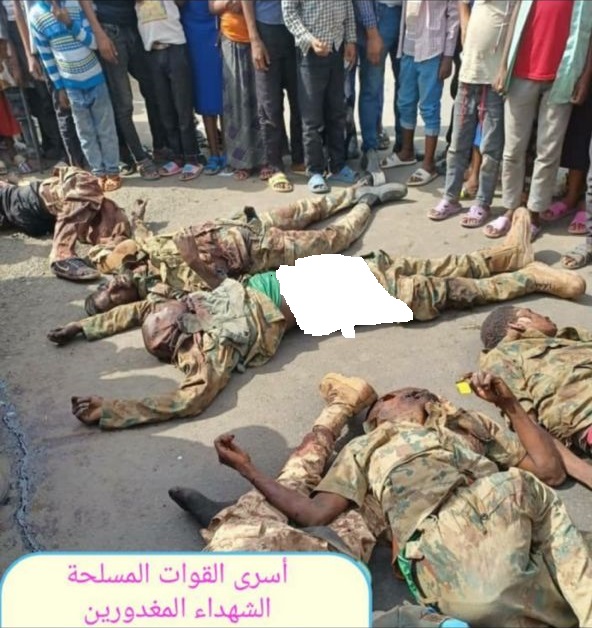 صورة الأسرى السودانيين الذين أعدمتهم إثيوبيا