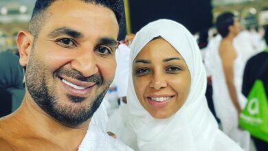 أحمد سعد وزوجته