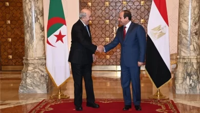 الرئيسان المصري والجزائري