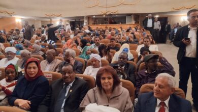 جانب من الاحتفالية المصرية السودانية بالقاهرة