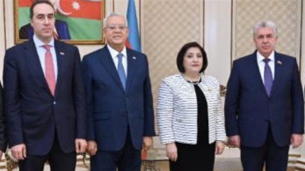 حنفي جبالي يلتقي رئيسة برلمان أذربيجان