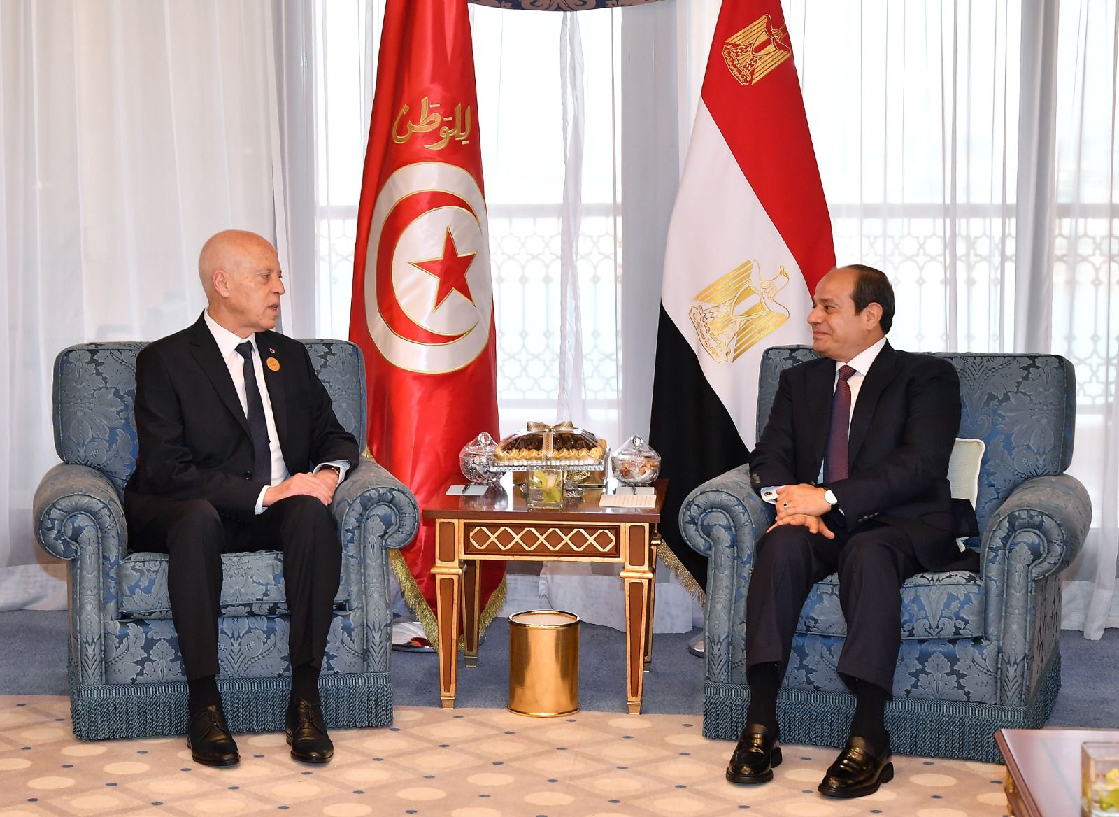 الرئيس السيسي ونظيره التونسي