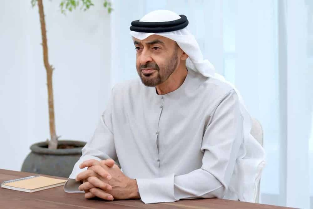 محمد بن زايد رئيس دولة الإمارات
